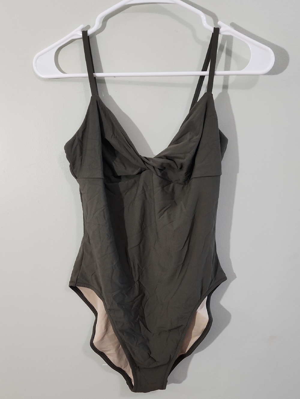 Victoria's Secret Olive Green One-Piece with Twist Detail